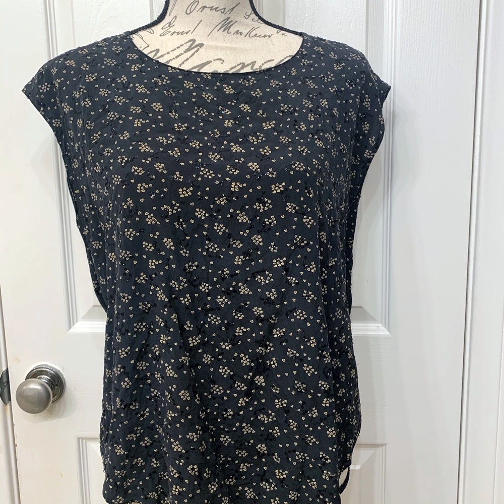 DKNY sequined top